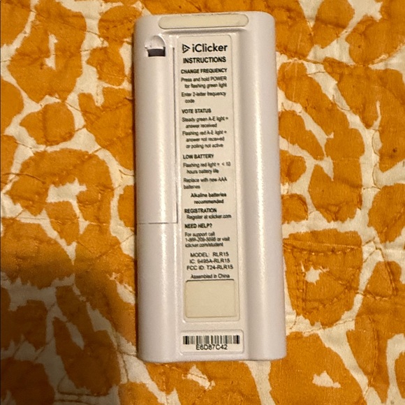 iClicker+ Student Remote - Picture 2 of 2